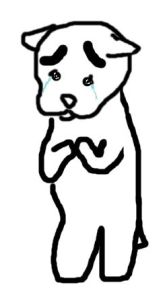 Crying Little bear